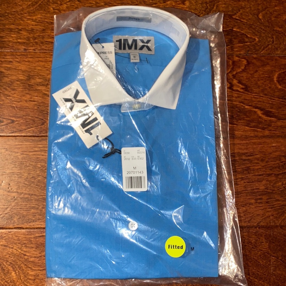Mens Medium, brand new Express 1MX dress shirt